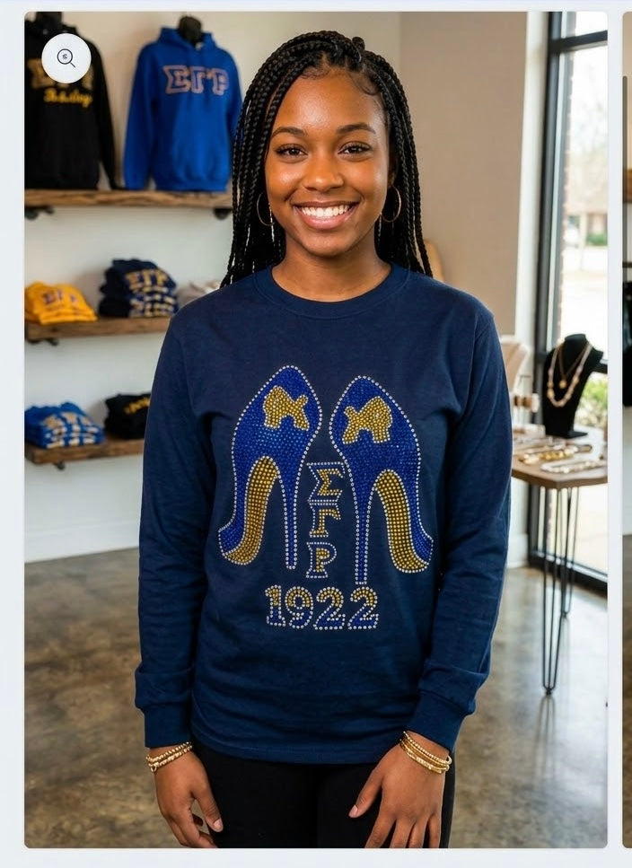 Sigma Gamma Rho high heel Tshirt