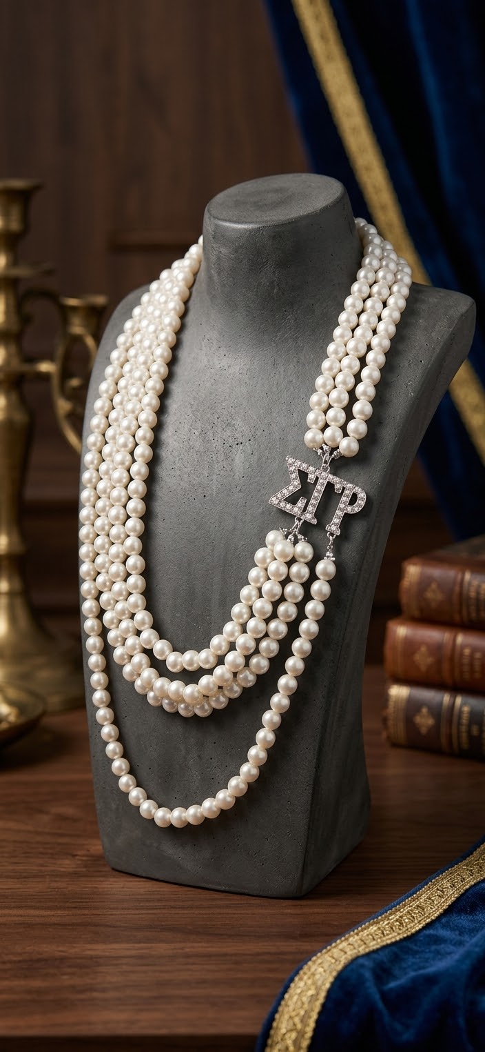 Sigma Gamma Rho Drop Necklace