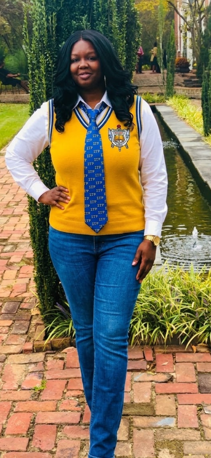 Sigma Gamma Rho prep tie look