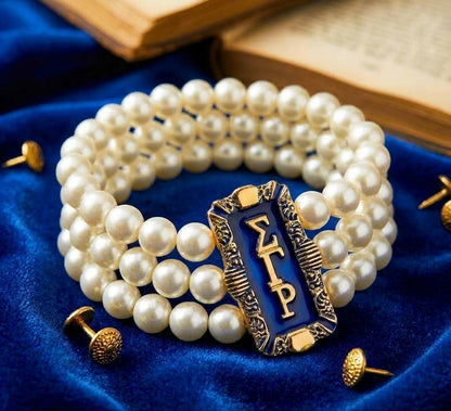Sigma Gamma Rho pearl necklace