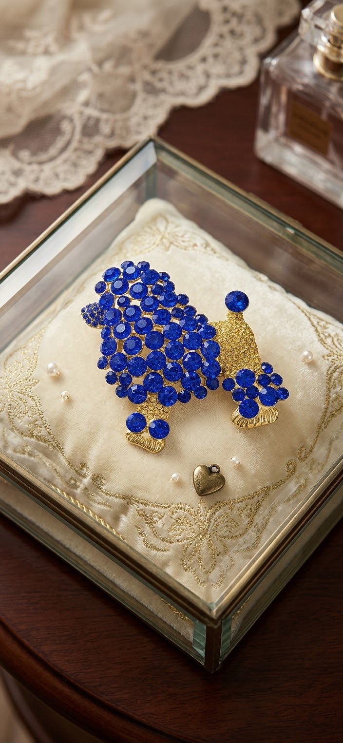 Poodle Pin